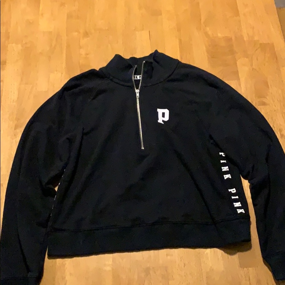 Black VS PINK quarter zip